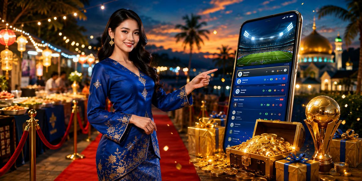 Pengguna wanita berbaju kurung mengakses kasino mudah alih 41200 dengan mudah dan gaya